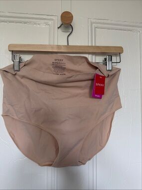 SPANX High-Waist Shaper Briefs in Light Beige